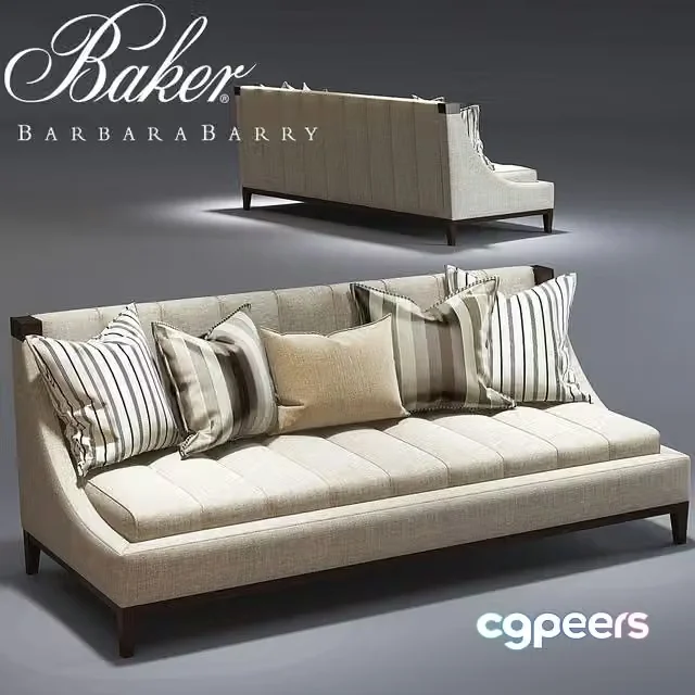 3ds Max Free – Tipton Tufted Sofa_Barbara Barry_Henredon Schoener