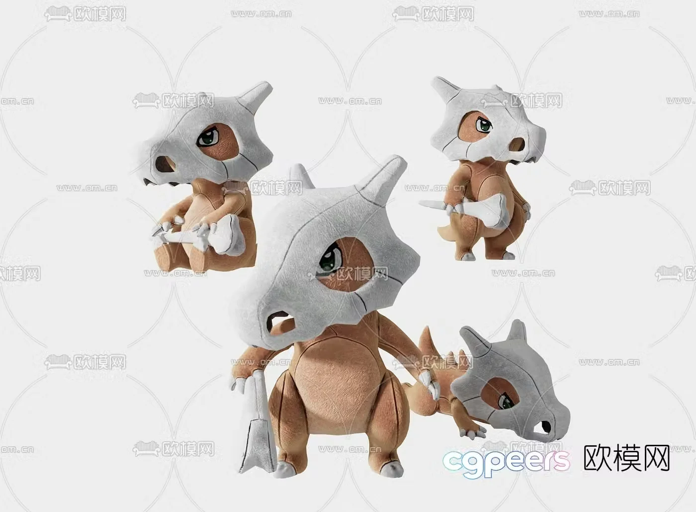 Modern Gala Gala toy puppet 3d model