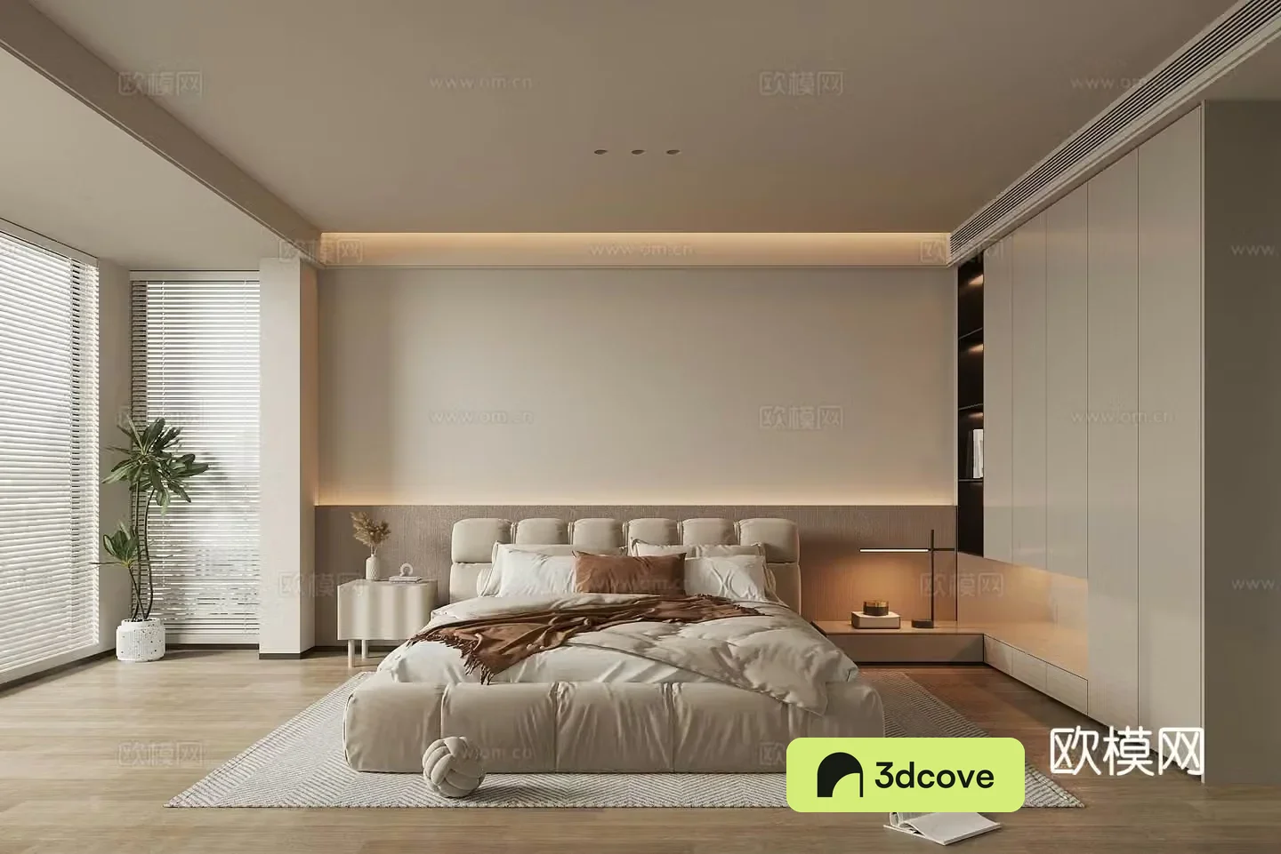 Creamy Bedroom Master Bedroom