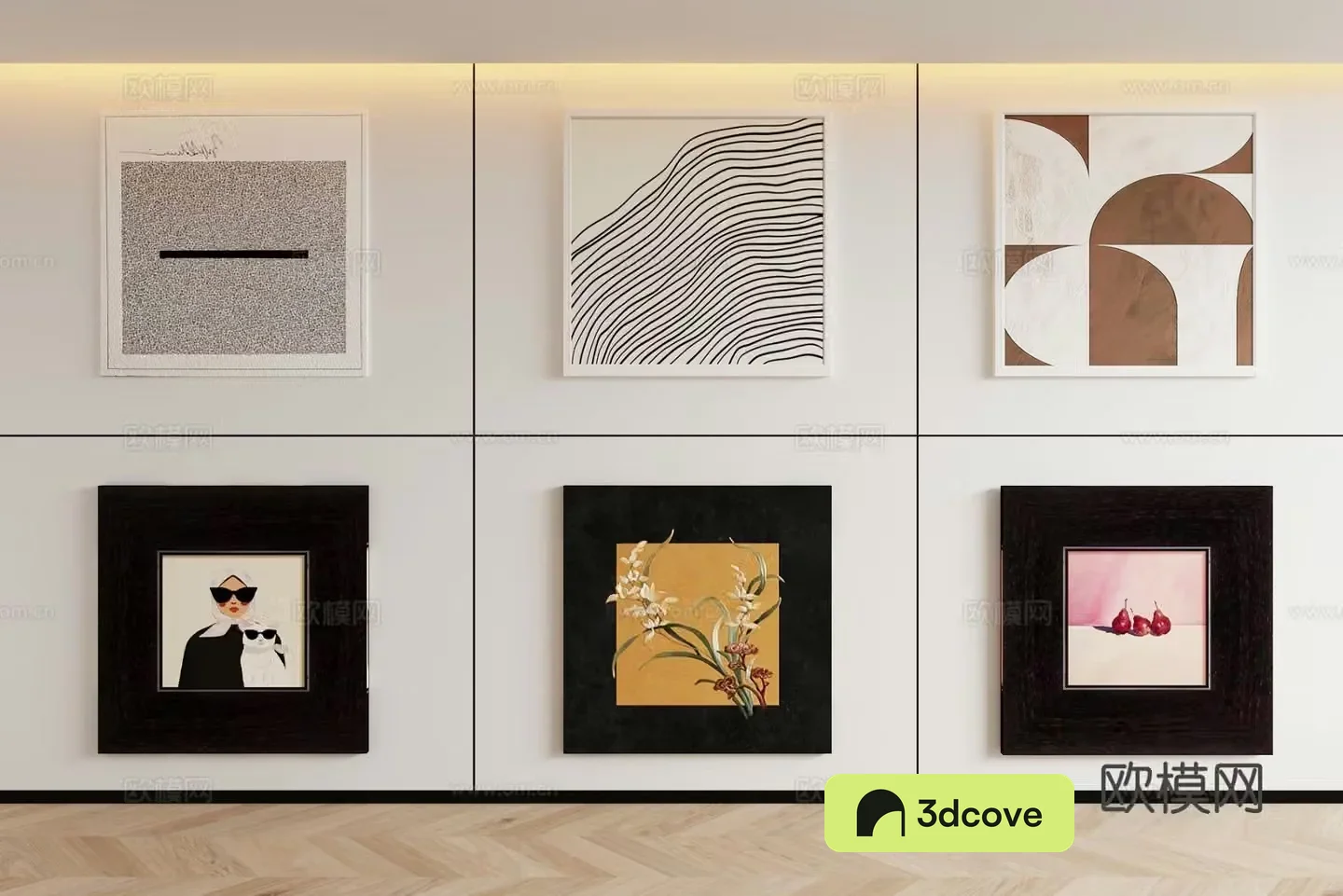 Decorative painting art painting combined hanging painting