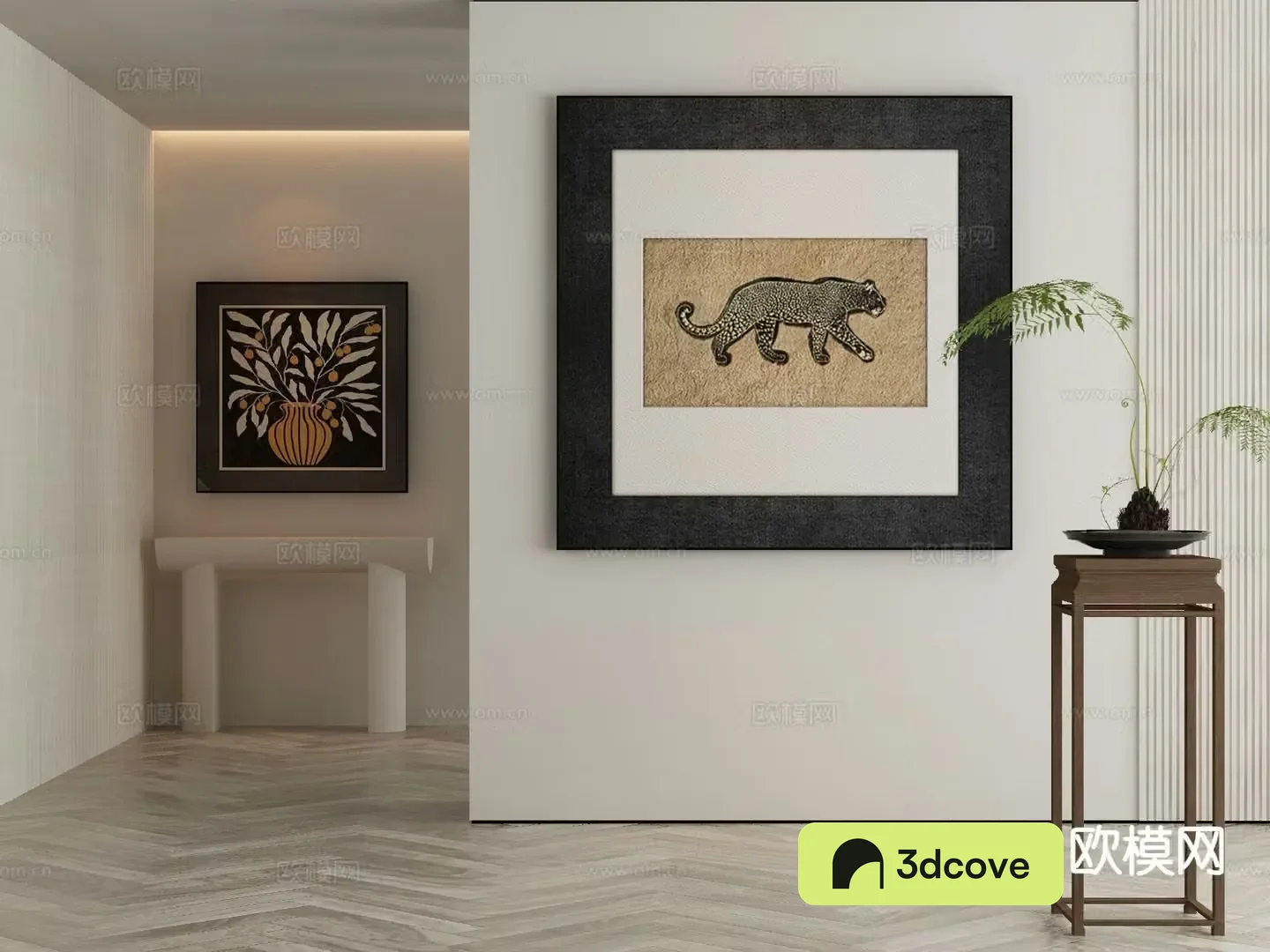 New Chinese style decorative painting retro hanging painting