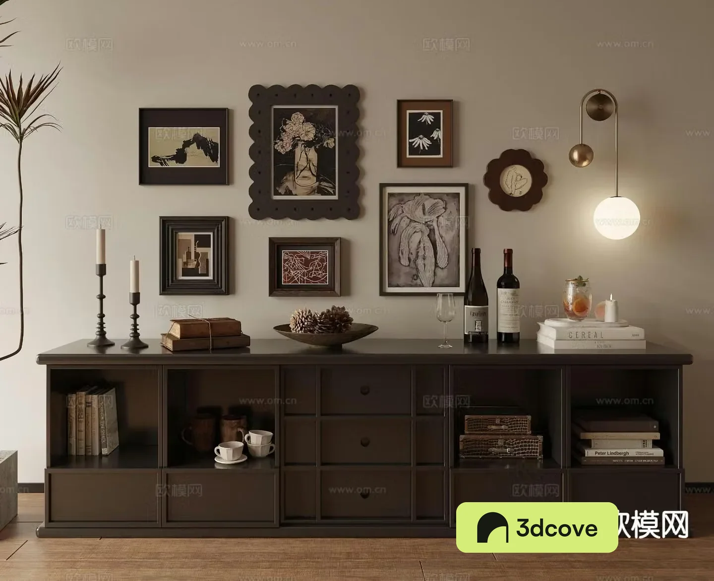 American entryway cabinet side cabinet
