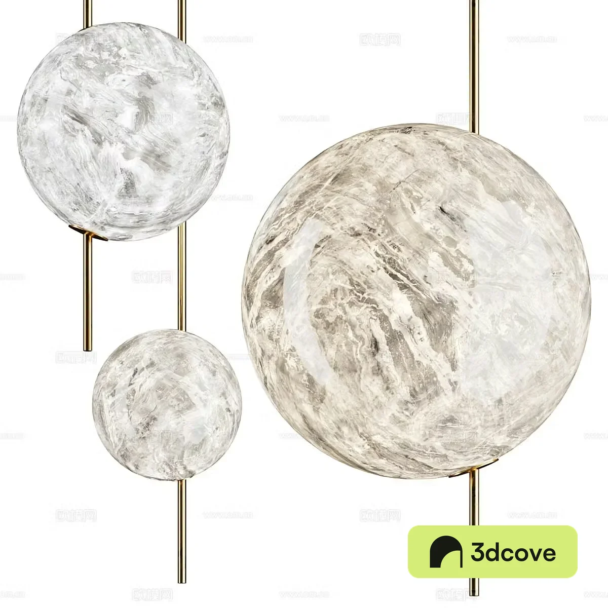 New Chinese style wall lamp moon lamp