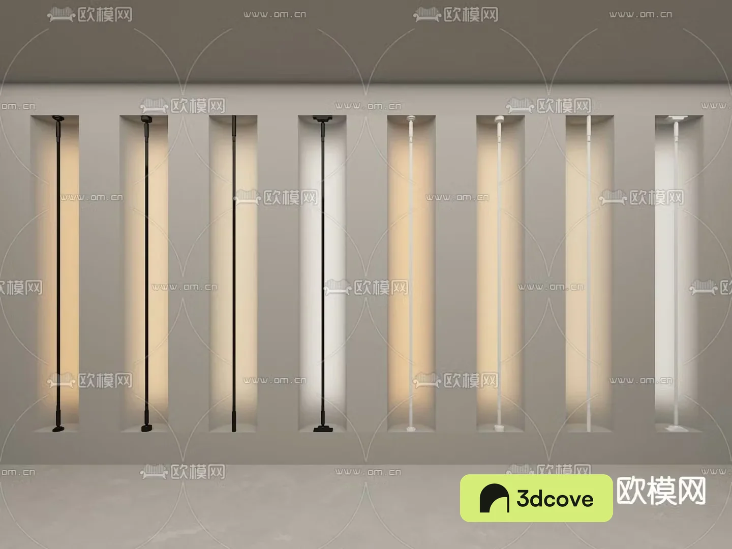 Skylight Steel belt light Linear light