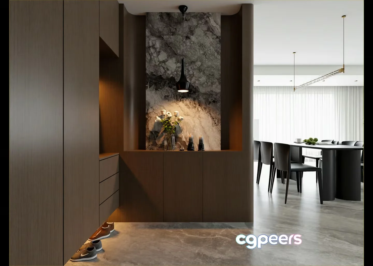 Modern Living Room 3D Model – 14149 – VRAY Render