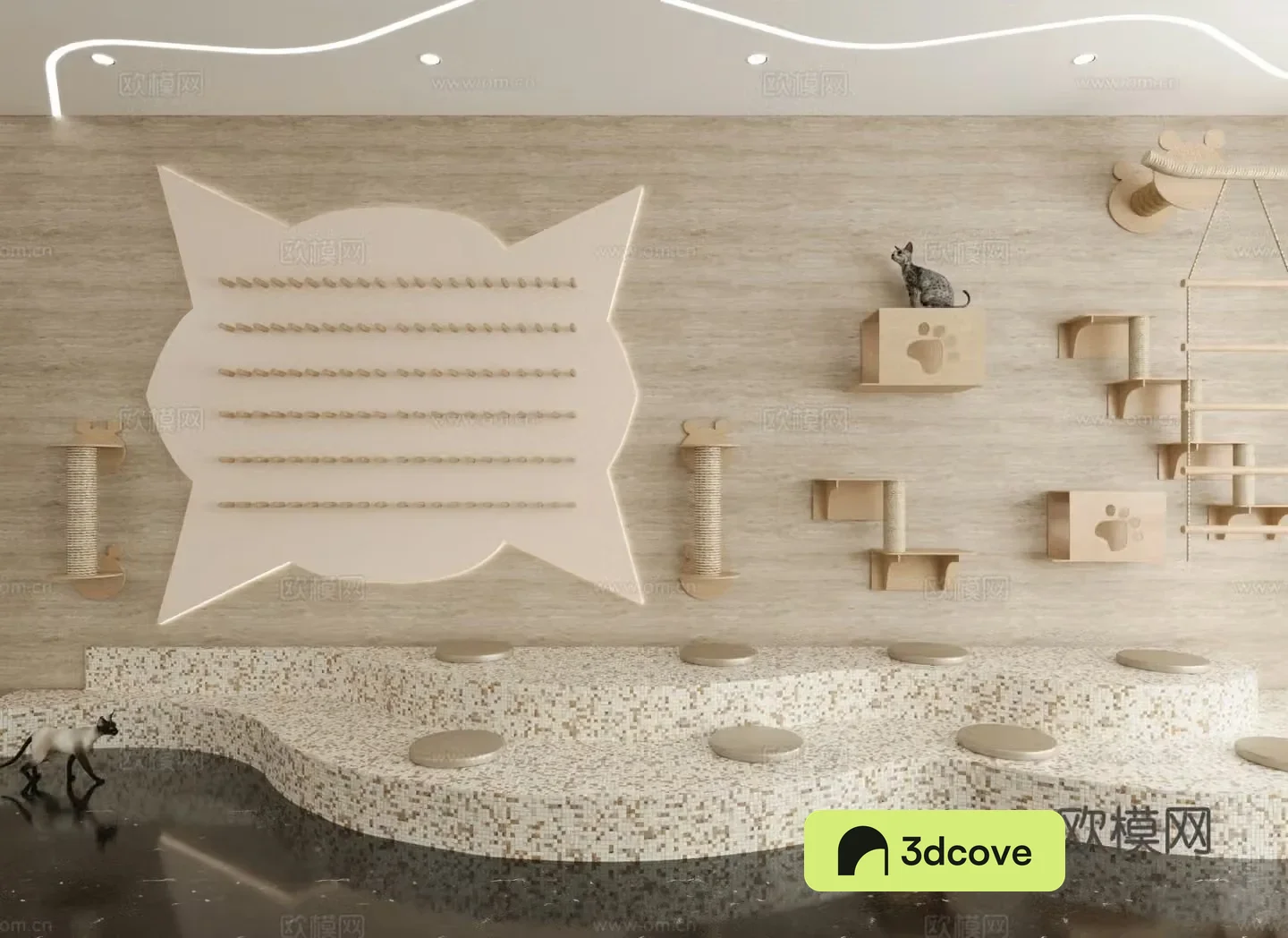 Cat nest cat climbing frame cat house cat cafe