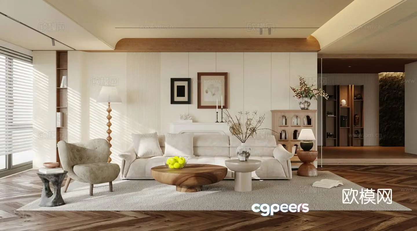 Waviva Home Living Room Small Living Room 3D Model