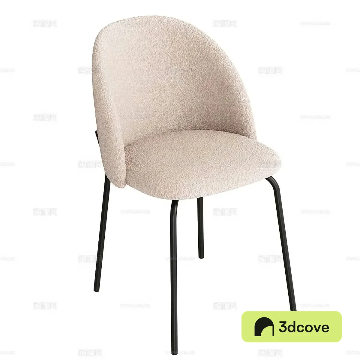 Modern simple single chair simple chair