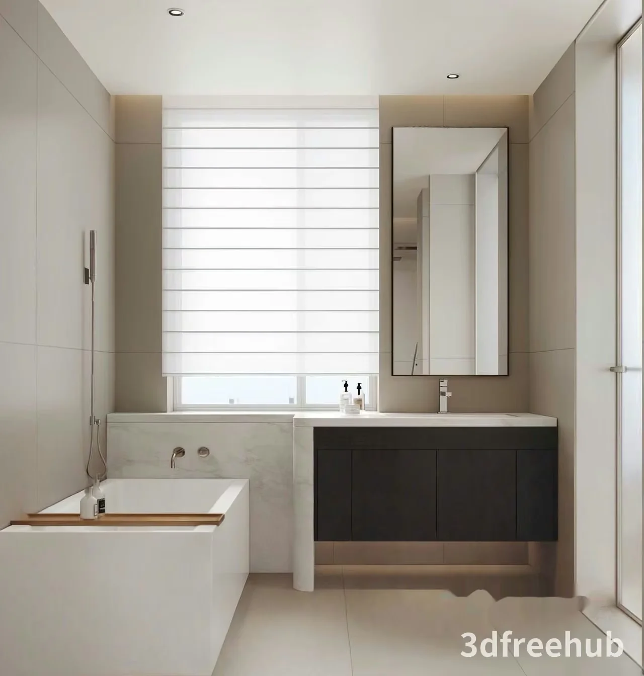 Modern Bathroom 3D Model – 21974 – VRAY Render