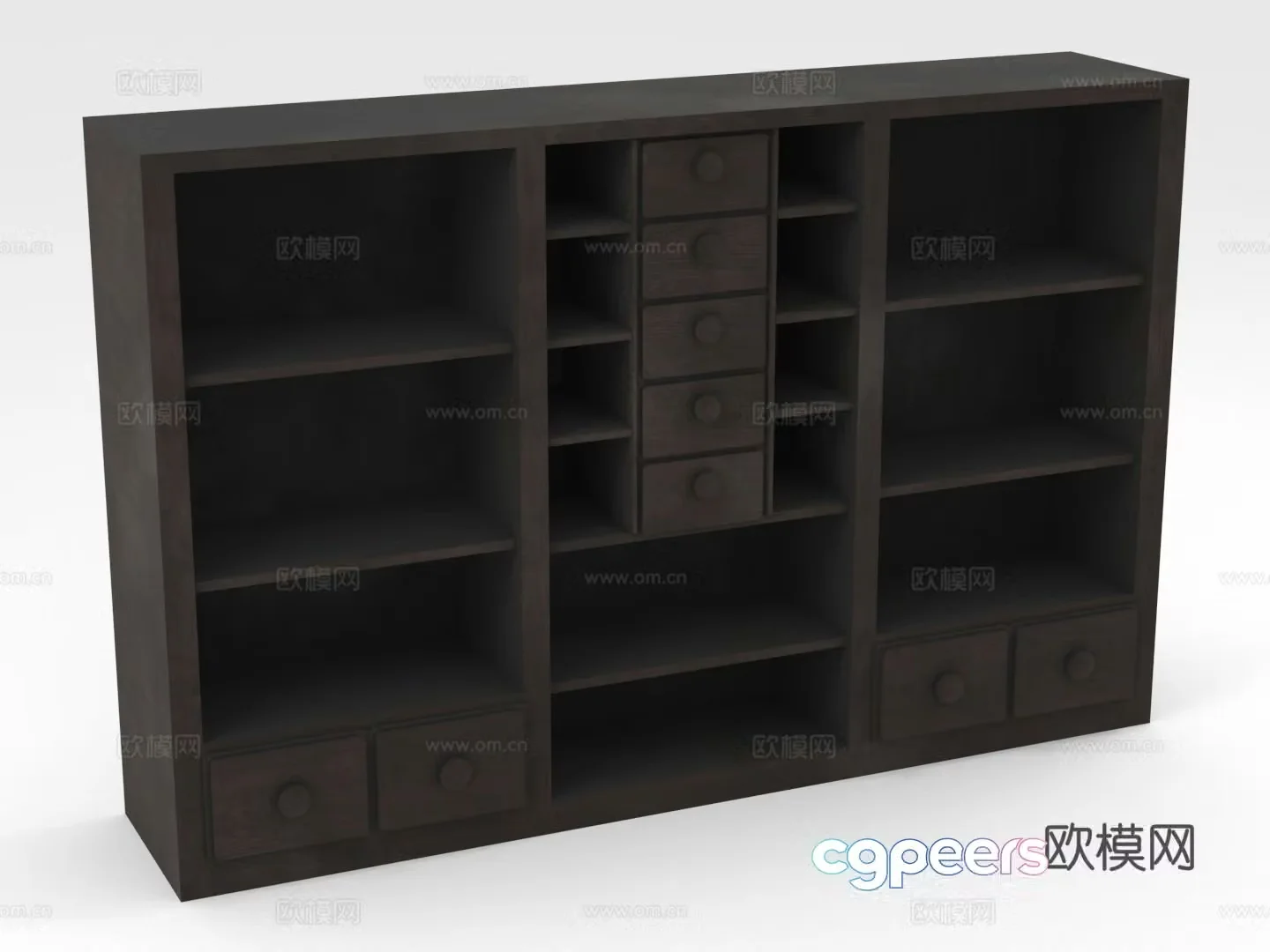 Storage rack Bookshelf Storage rack Combination rack 3D model