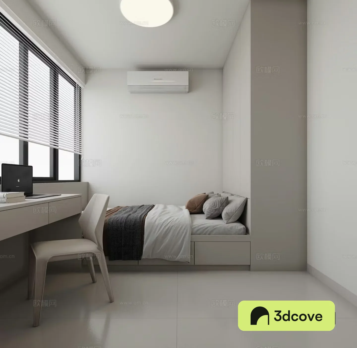 Minimalist tatami bedroom