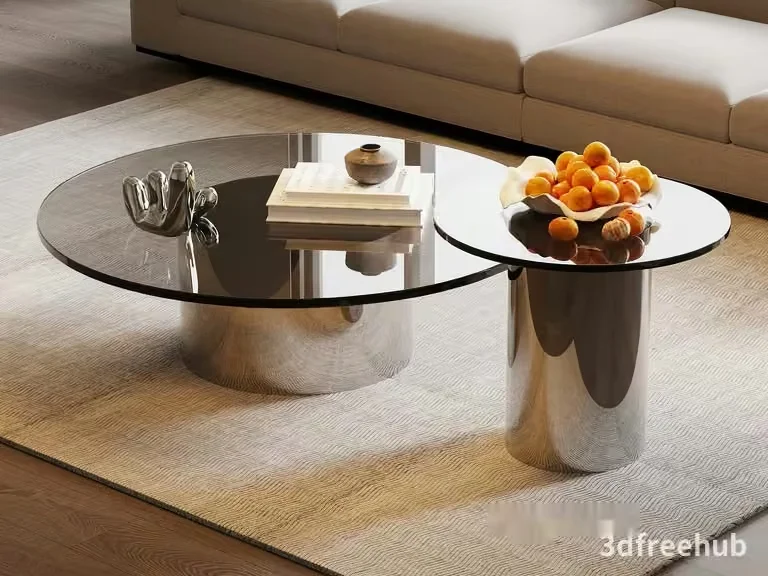 Modern Living Room 3D Model – 21531 – VRAY Render