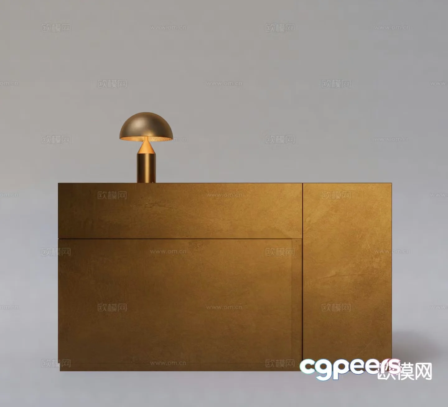 Modern reception desk metal reception desk 3d model