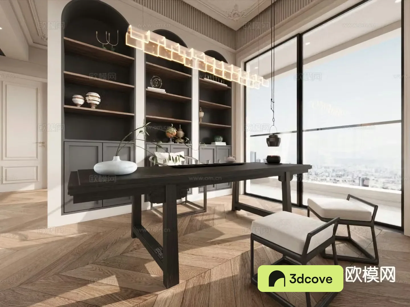 Modern tea room