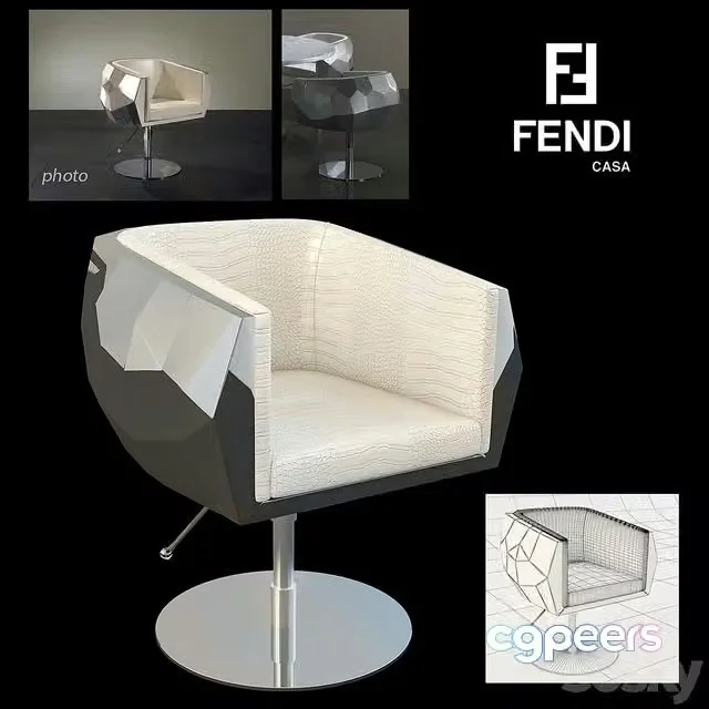 3ds Max Free – Fendi Casa Crystal Icon