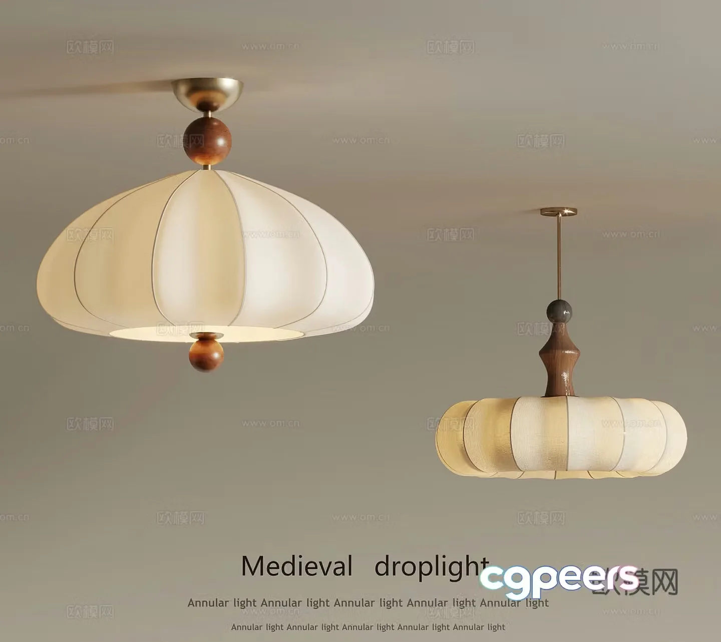22 medieval chandelier 3d model