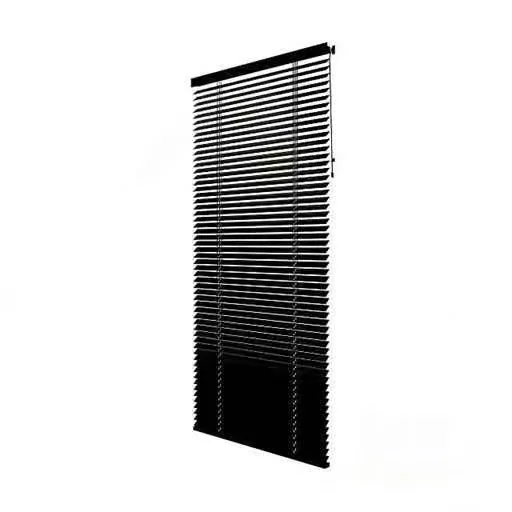 Black Venetian Blinds 3D Model – 9504 – VRAY Render