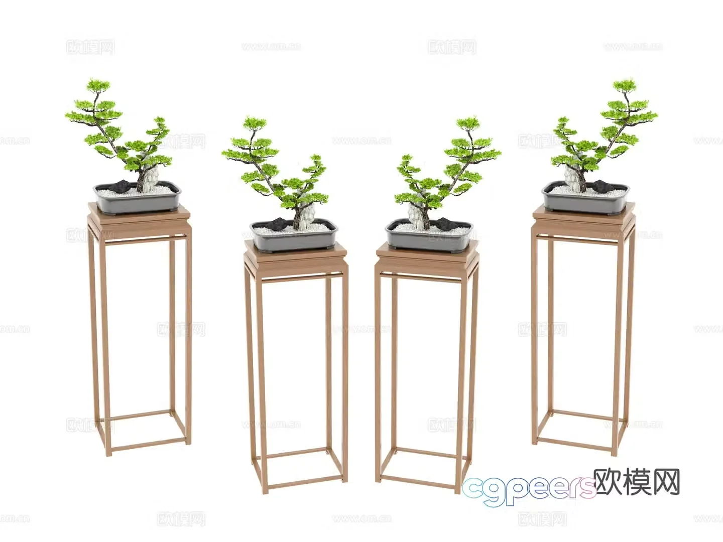 Plant potted plant plant ornaments 3D model
