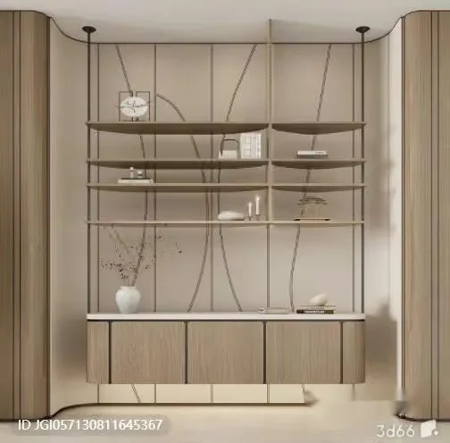 Modern Shelving Unit 3D Model – 18465 – VRAY Render