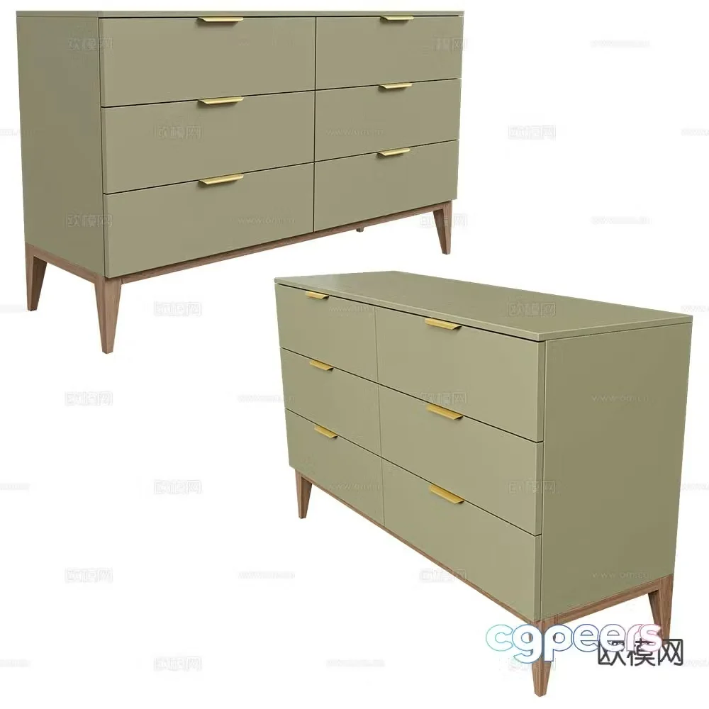 Mister side cabinet 3d model
