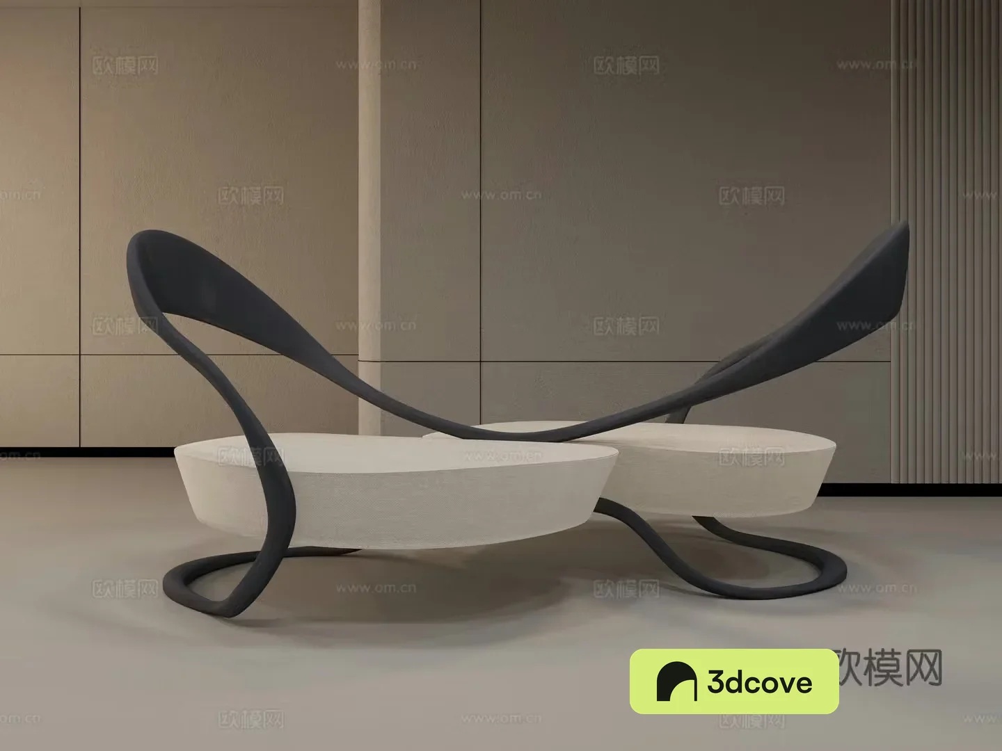 Ribbon Dance light luxury leisure chair ribbon chair floating chair