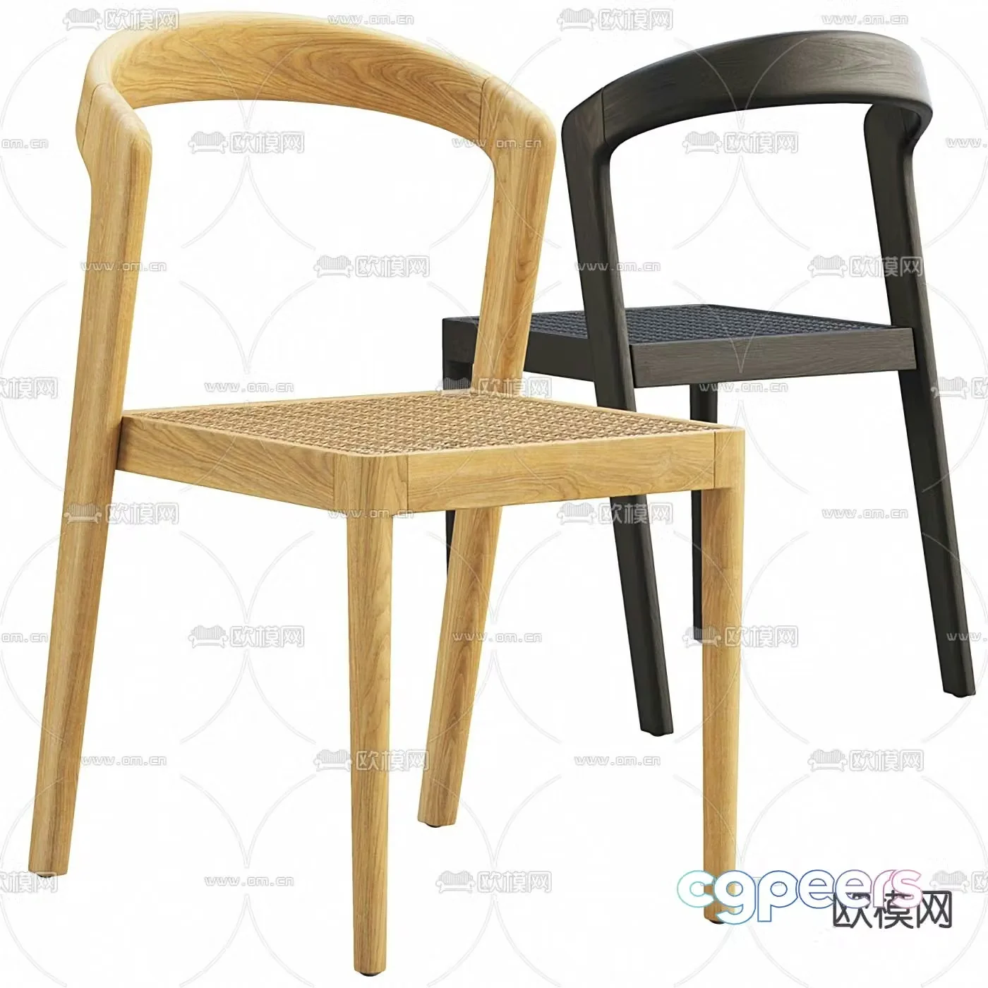 Giorgetti modern leisure chair single chair 3d model