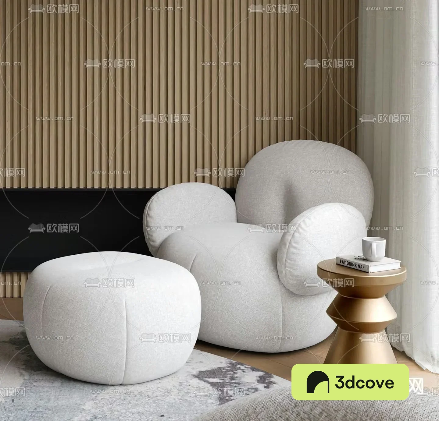Freifrau simple leisure chair