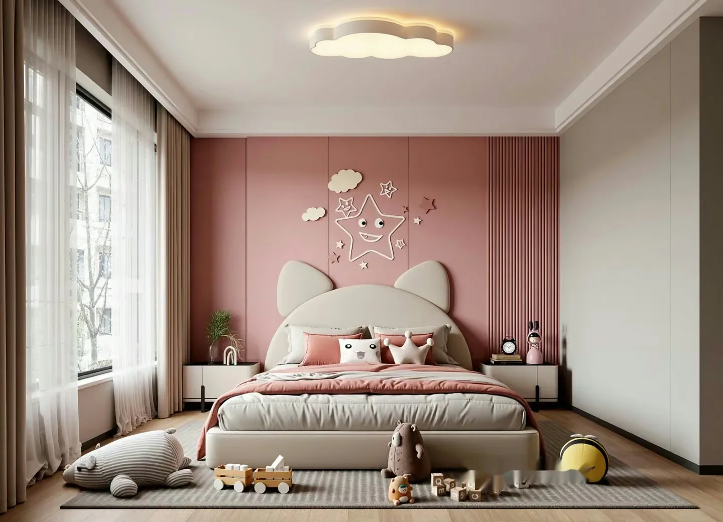 Cozy Kids’ Bedroom 3D Model – 7596 – VRAY Render