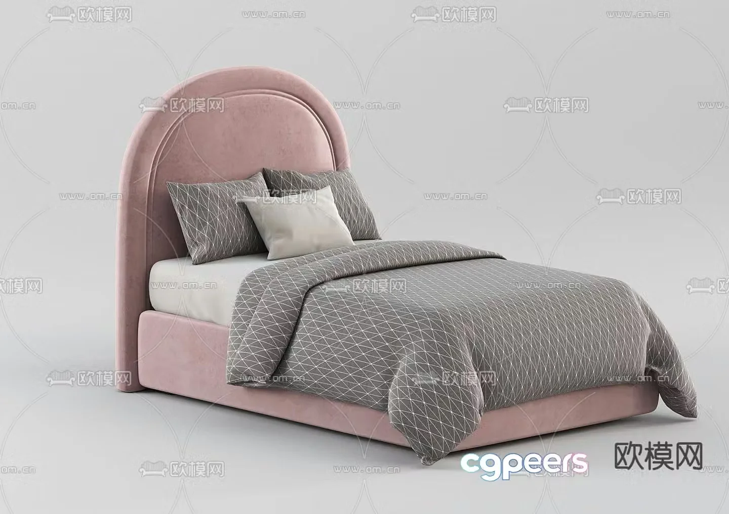Modern children’s bed daughter’s bed 3d model