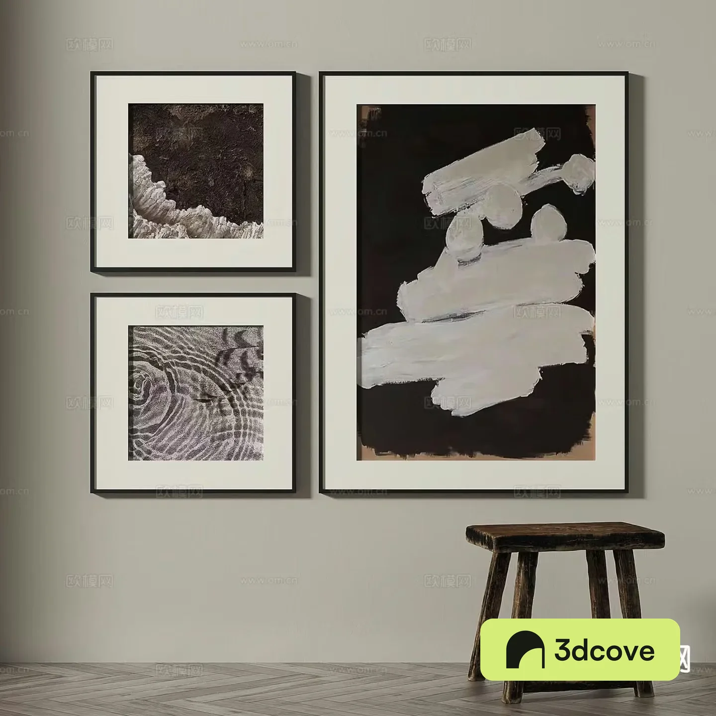 Wabi-sabi art painting texture painting decorative painting