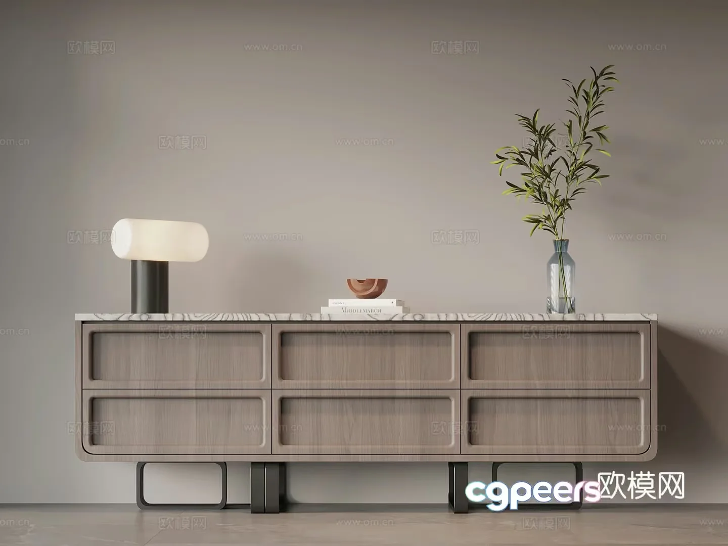 Modern Furniture Piece 3D Model – 21058 – VRAY Render