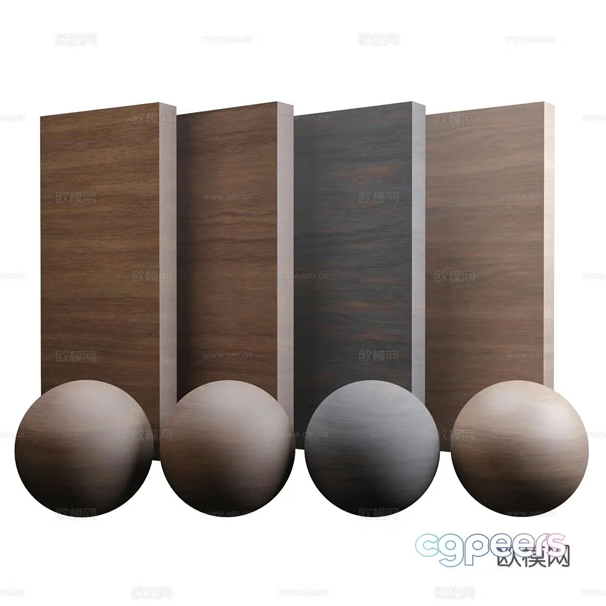 Walnut Finished 3D Model