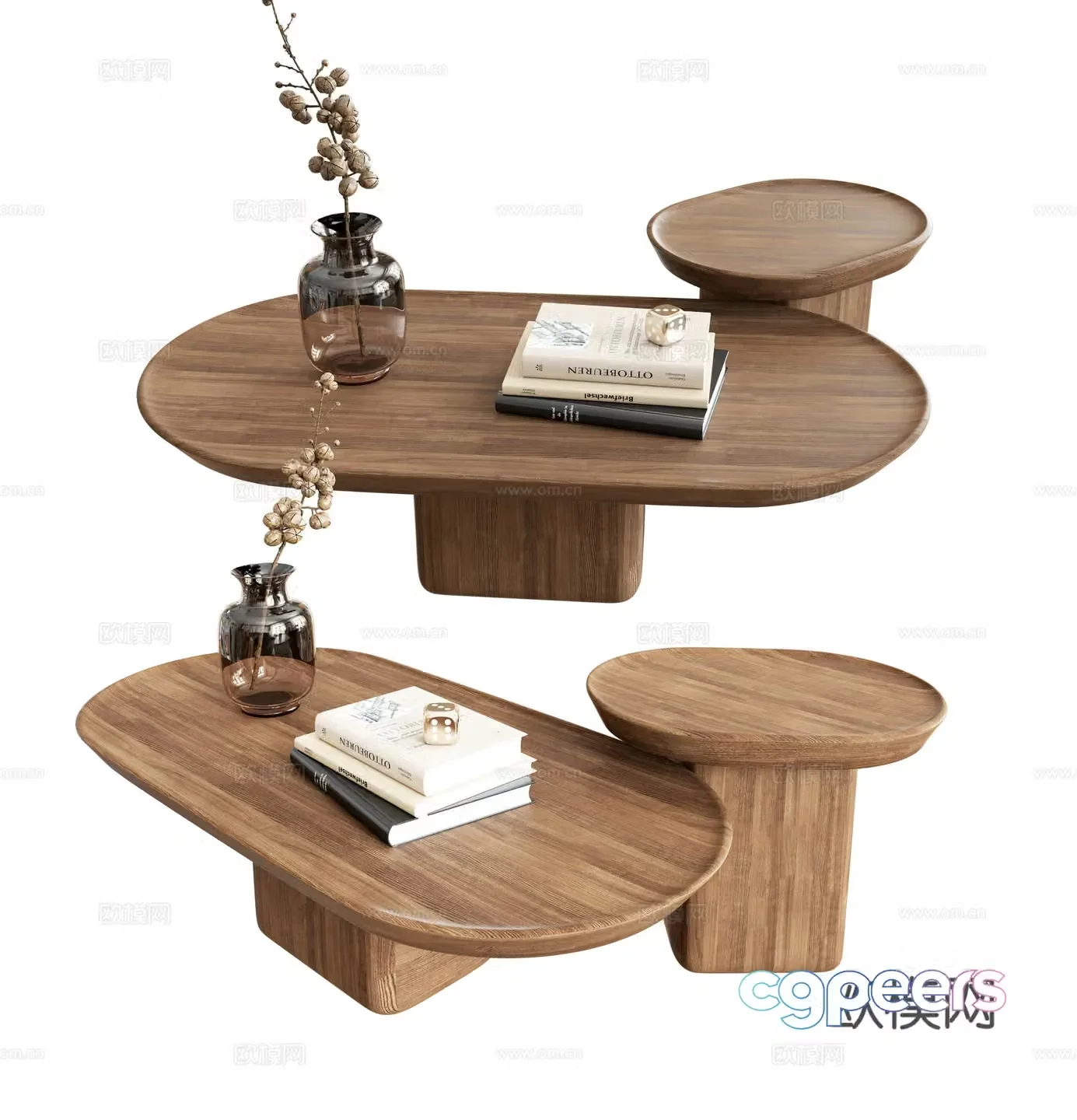 Modern coffee table 3d model