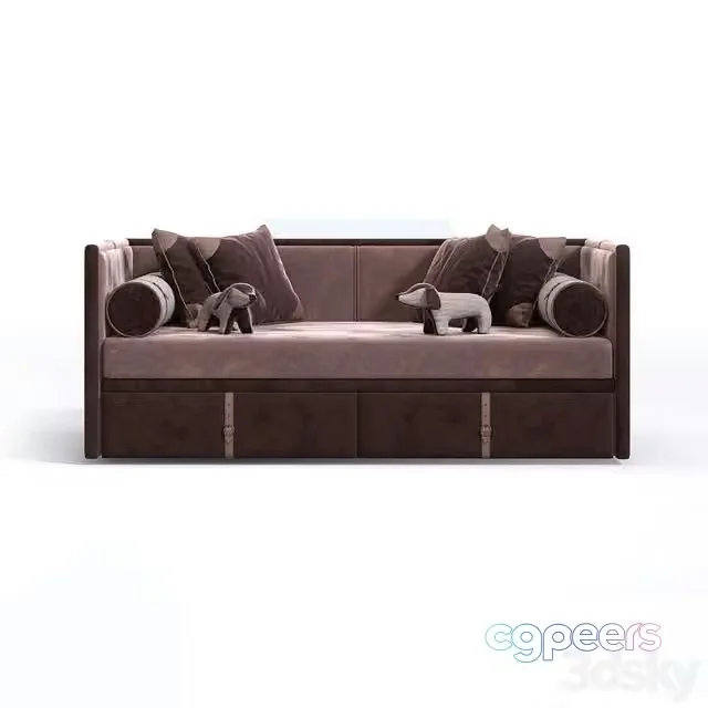 3ds Max Free – Mister Brown, sofa