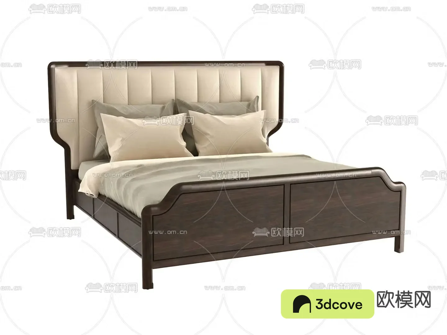 American double bed
