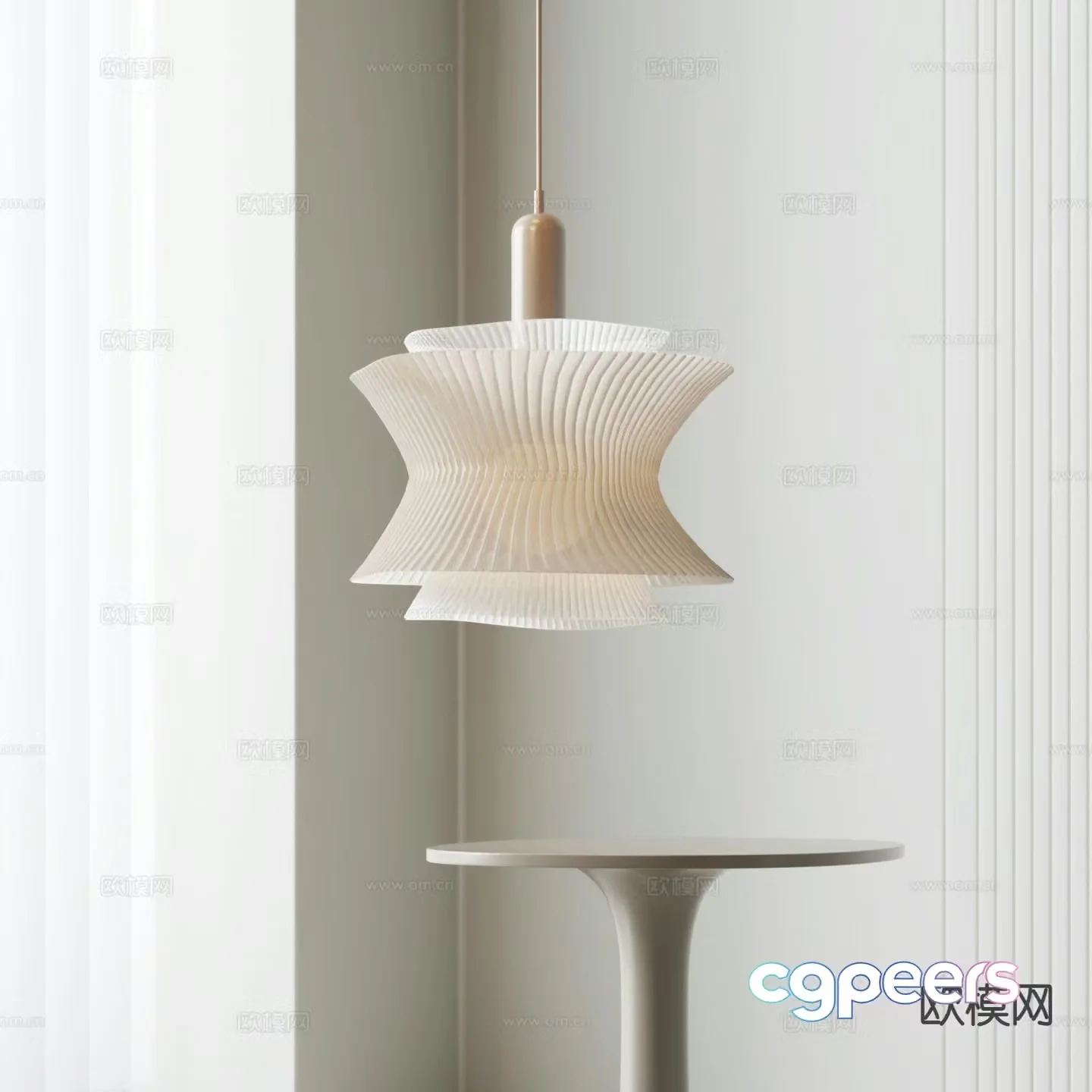 Tempo art chandelier 3d model