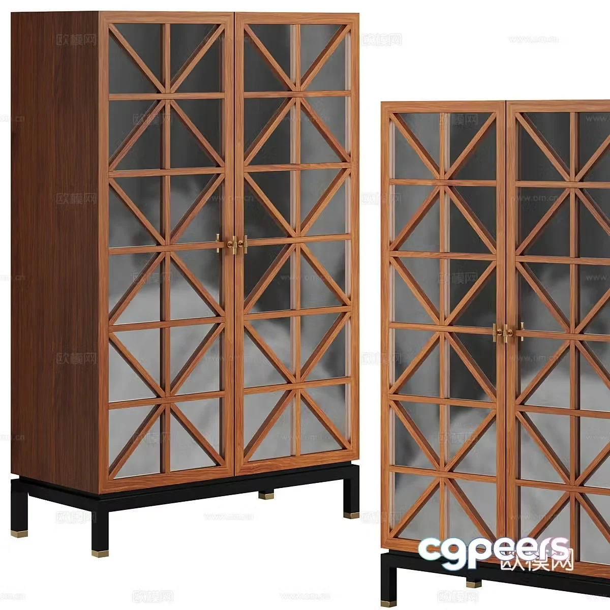 Log wine cabinet 3d model