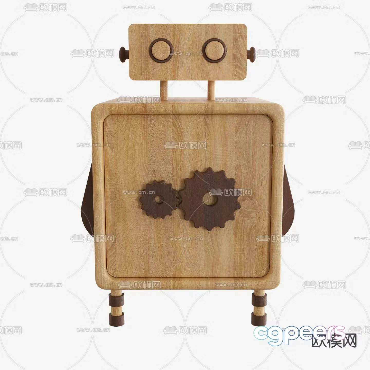Children’s bedside table 3d model