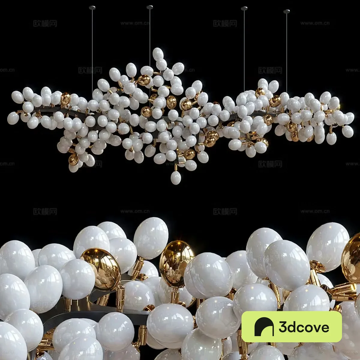 Modern light luxury decorative chandeliers