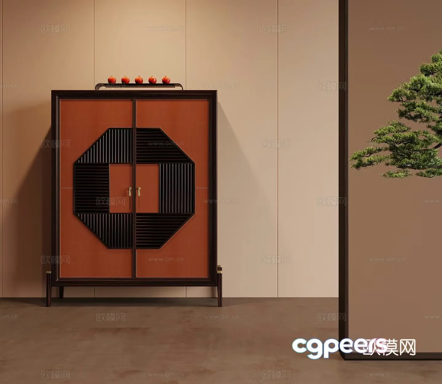14 bookcases new Chinese style bookcases bookshelf decorative cabinets 3D model