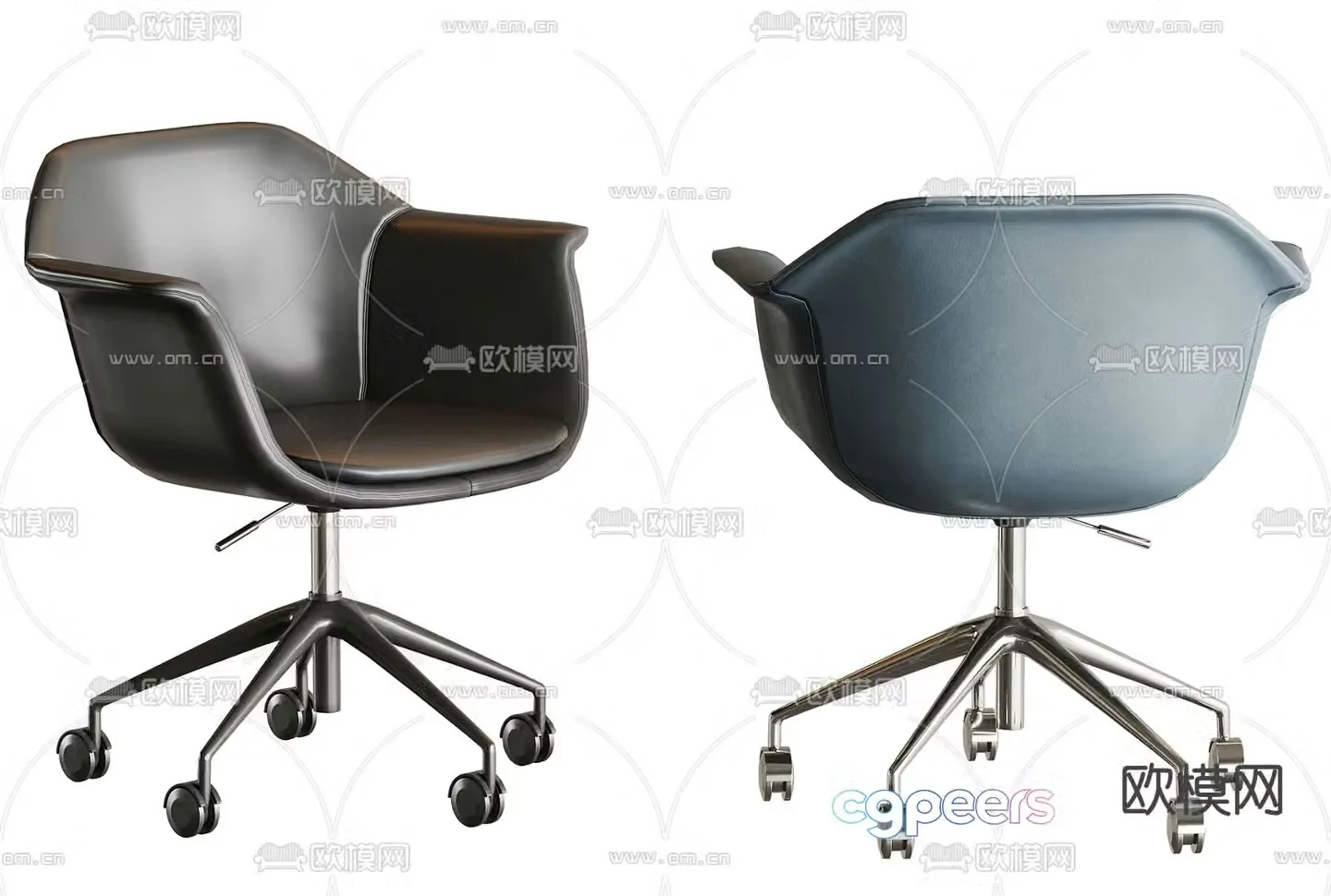 Office chair shift chair negotiation chair 3D model