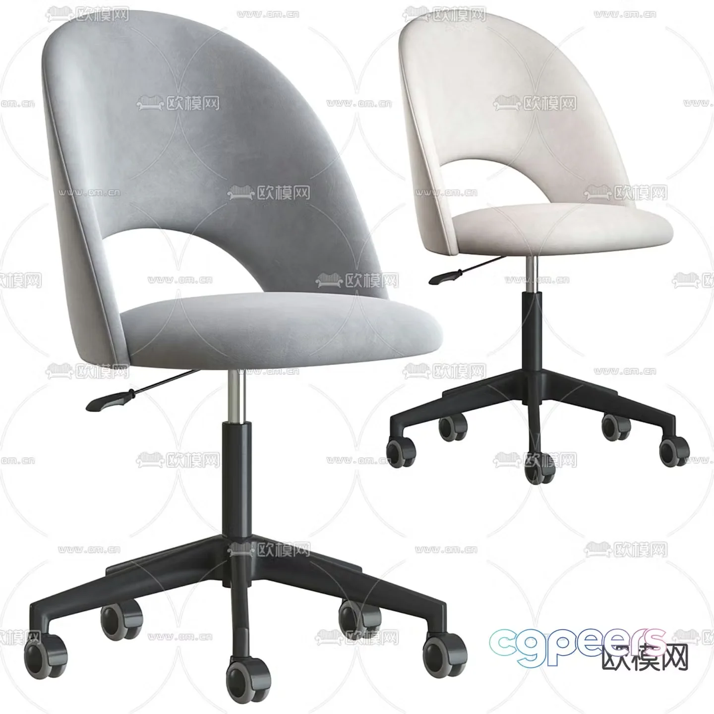 Office chair staff chair 3d model