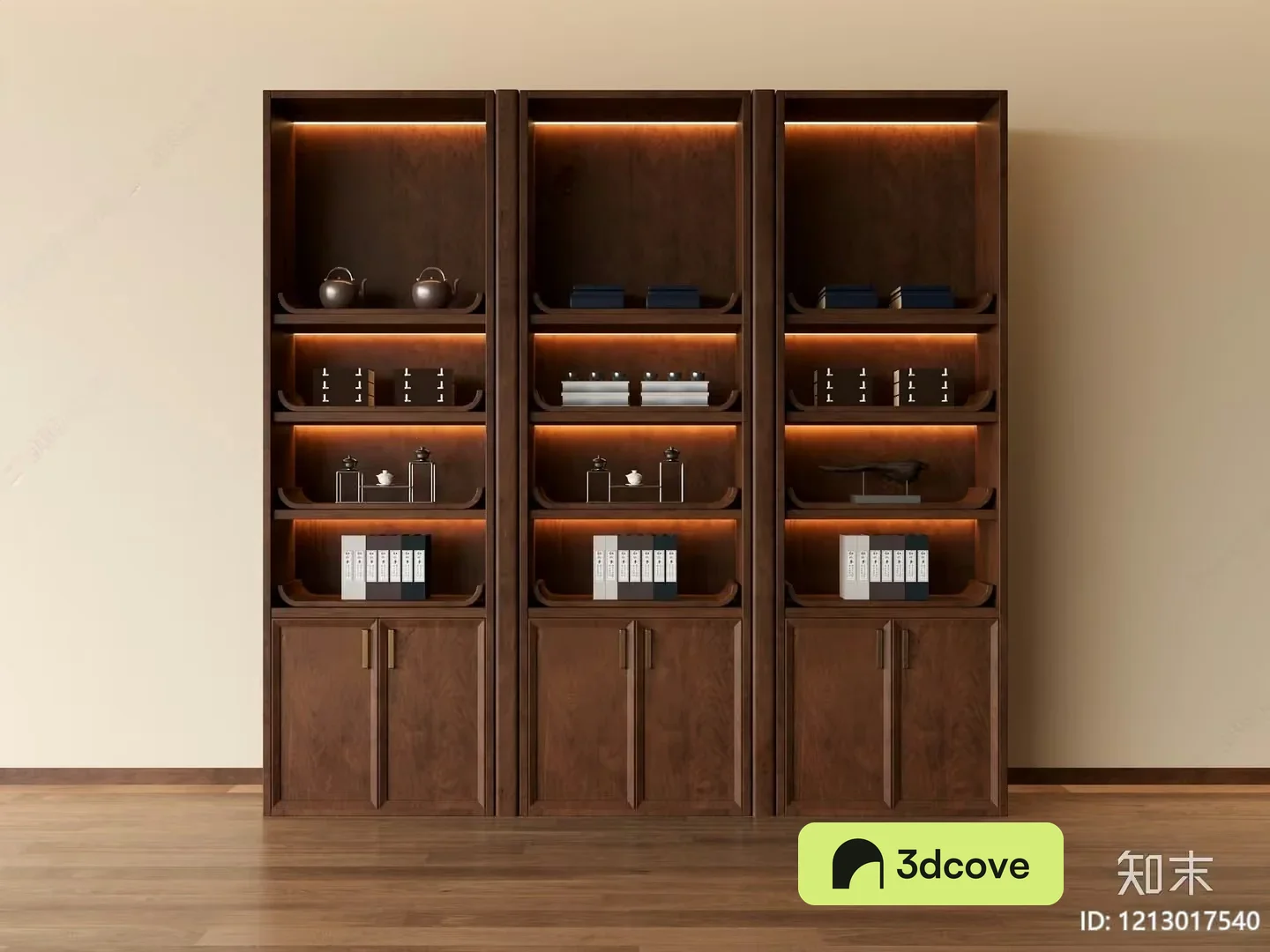 A Wooden Bookcase