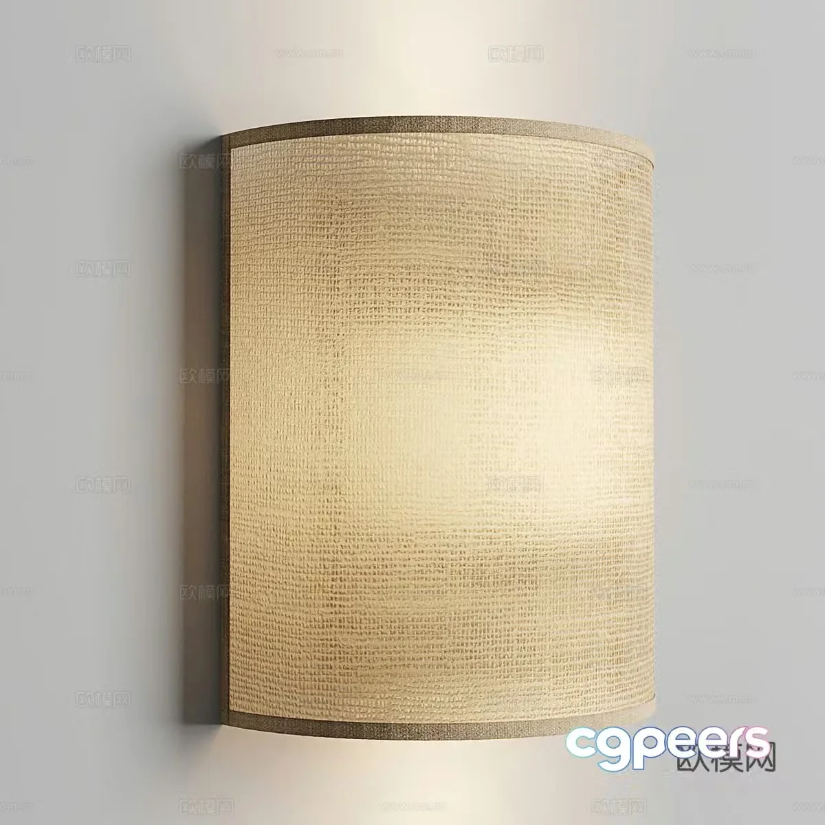 Wasabi wind wall lamp paper wall lamp bedside wall lamp medieval wall lamp Bedhouse wall lamp courtyard wall lamp 3D model