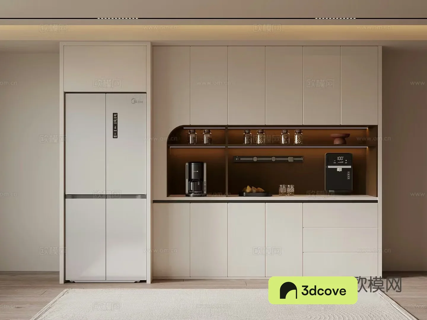 Modern simple wine cabinet sideboard