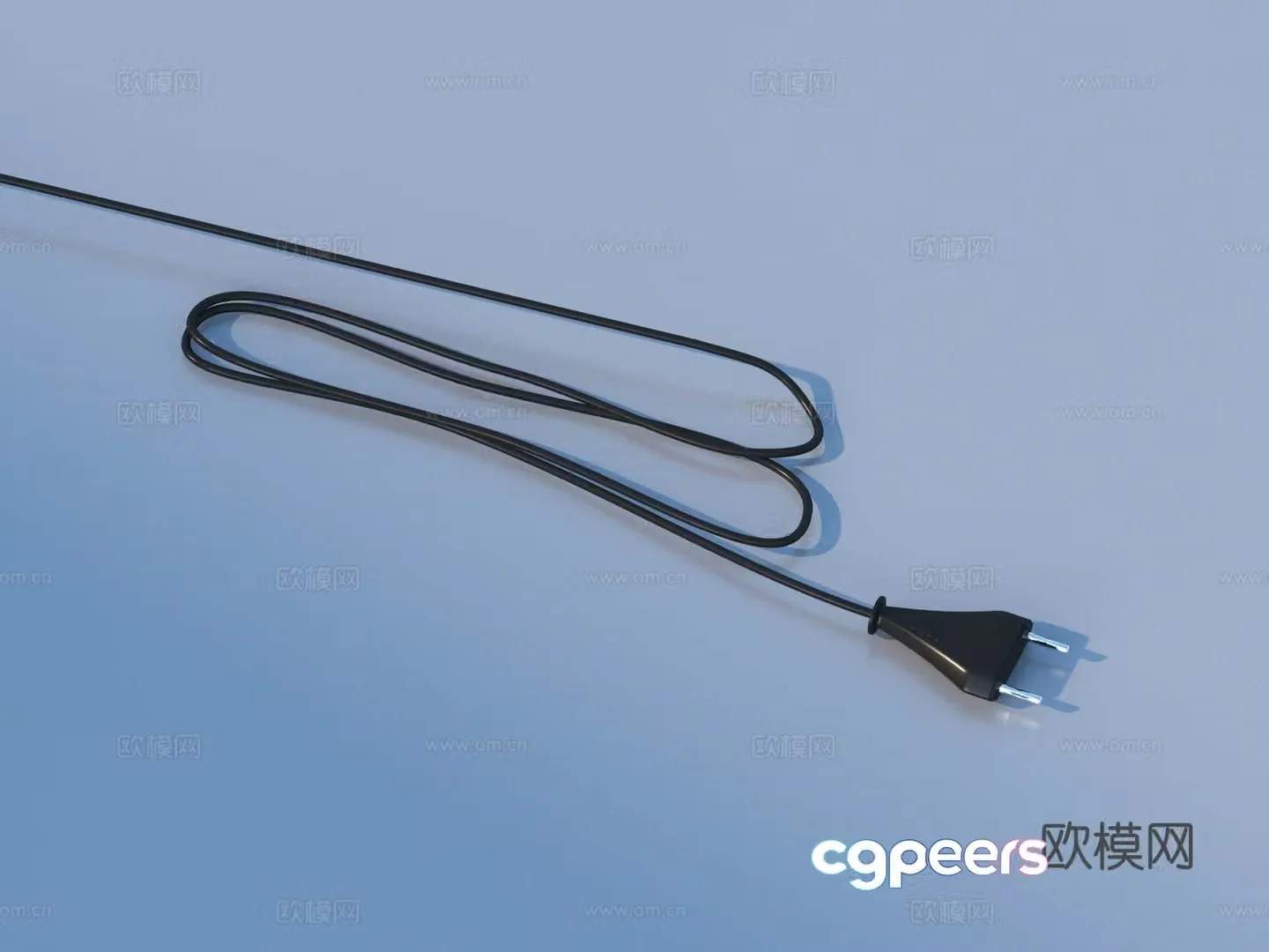 Wire Plug Power Plug 3D Model
