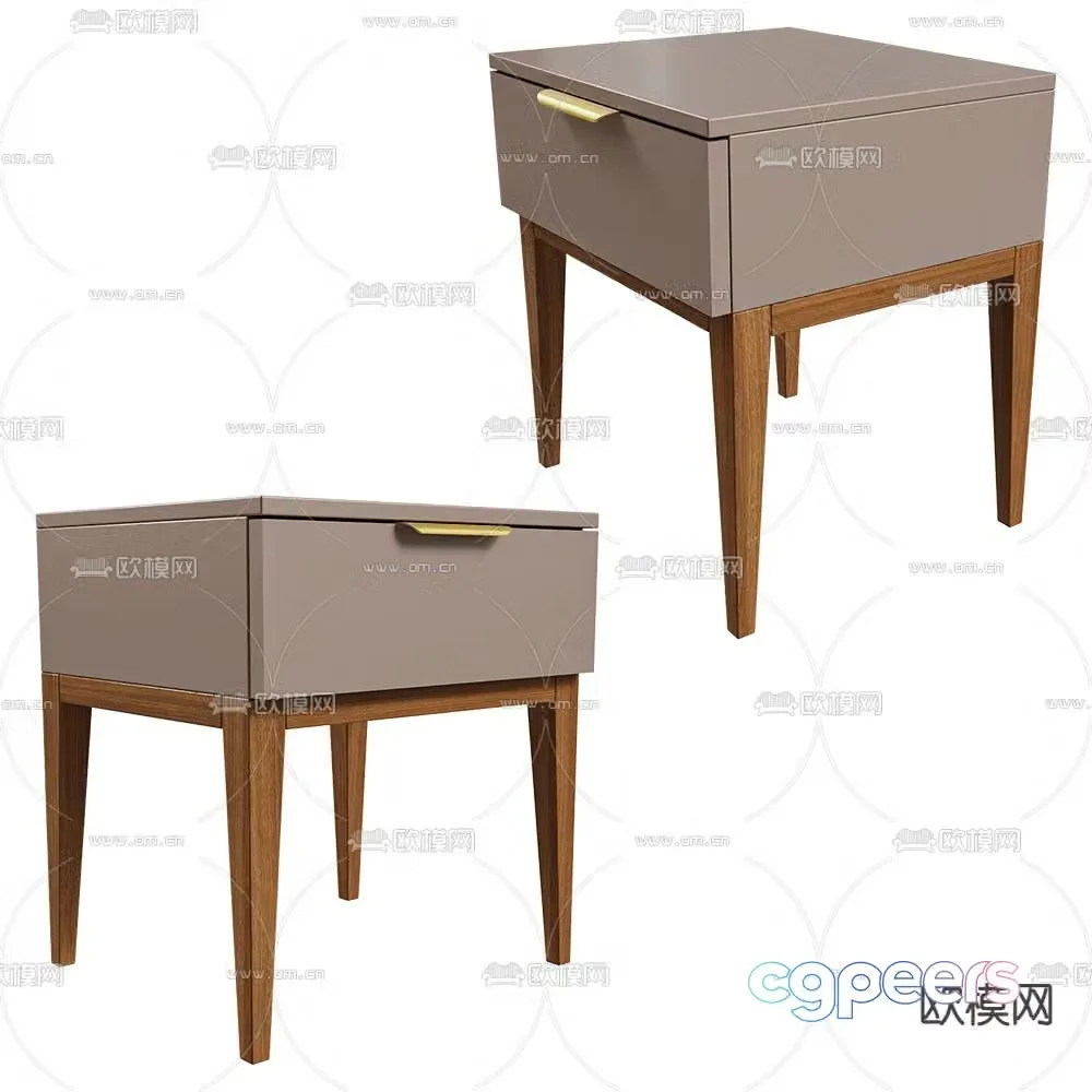 Mister bedside table 3d model