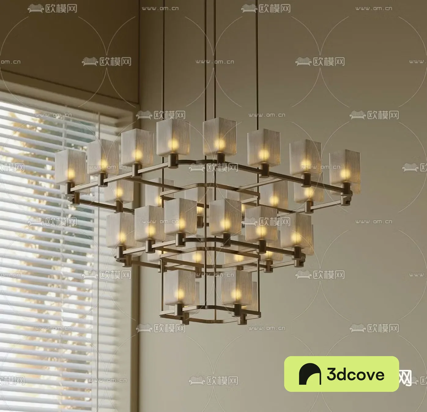 New Chinese style chandelier matrix chandelier