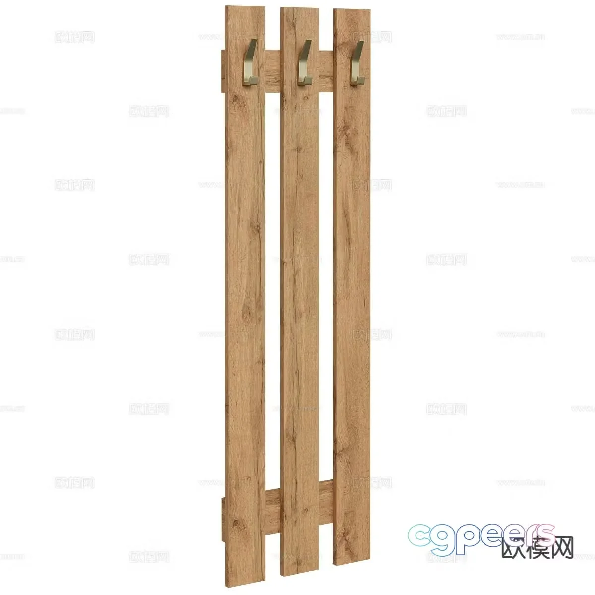 Nordic hook clothes hook 3d model