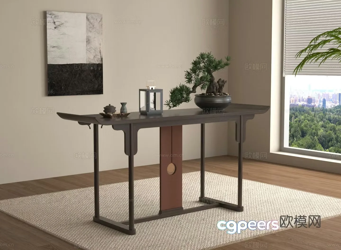 3D model of the end viewing platform